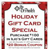 Ilio DiPaolo's Gift Cards | Ilio DiPaolo's Restaurant & Banquet Facility